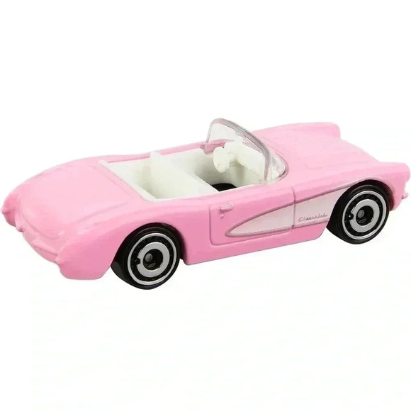 Hot Wheels 2023 Barbie 1956 Corvette Barbie The Movie - Picture 2 of 5